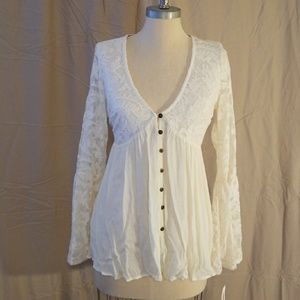 Xhilaration Boho-Chic Lace Top
